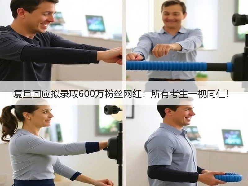 复旦回应拟录取600万粉丝网红：所有考生一视同仁！