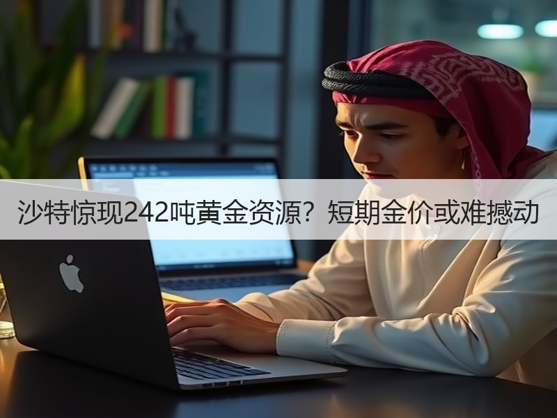 沙特惊现242吨黄金资源？短期金价或难撼动