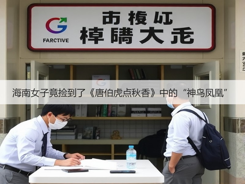 海南女子竟捡到了《唐伯虎点秋香》中的“神鸟凤凰”
