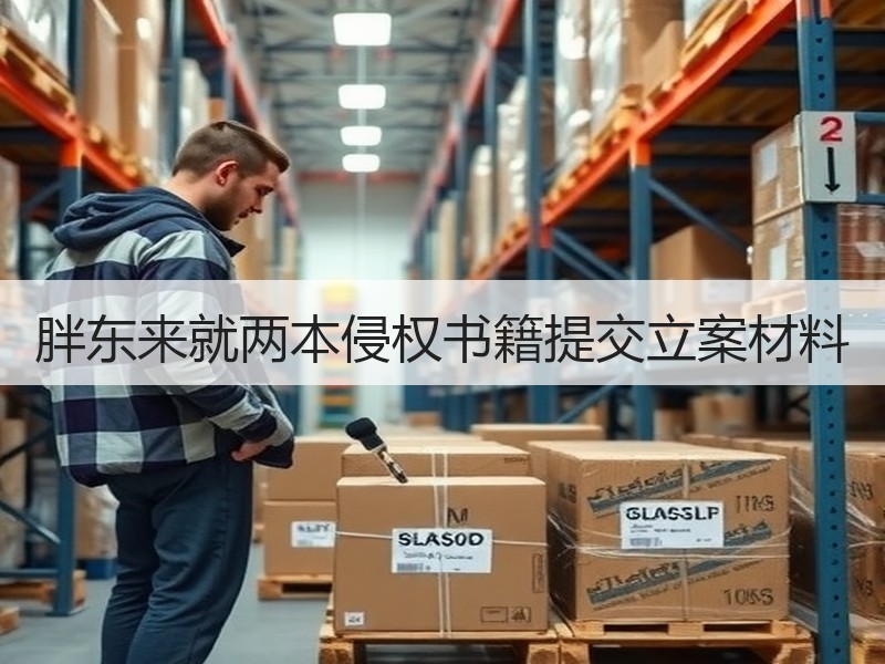胖东来就两本侵权书籍提交立案材料