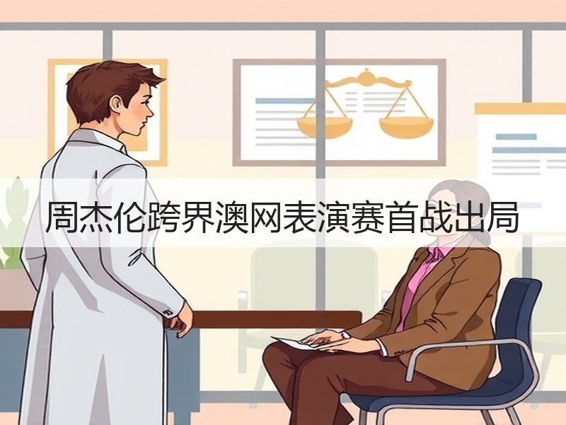周杰伦跨界澳网表演赛首战出局