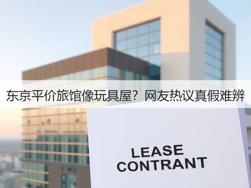 东京平价旅馆像玩具屋？网友热议真假难辨