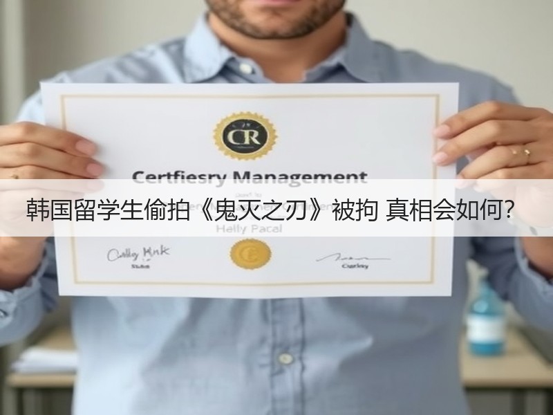 韩国留学生偷拍《鬼灭之刃》被拘 真相会如何？