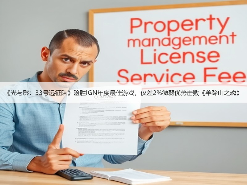 《光与影：33号远征队》险胜IGN年度最佳游戏，仅差2%微弱优势击败《羊蹄山之魂》