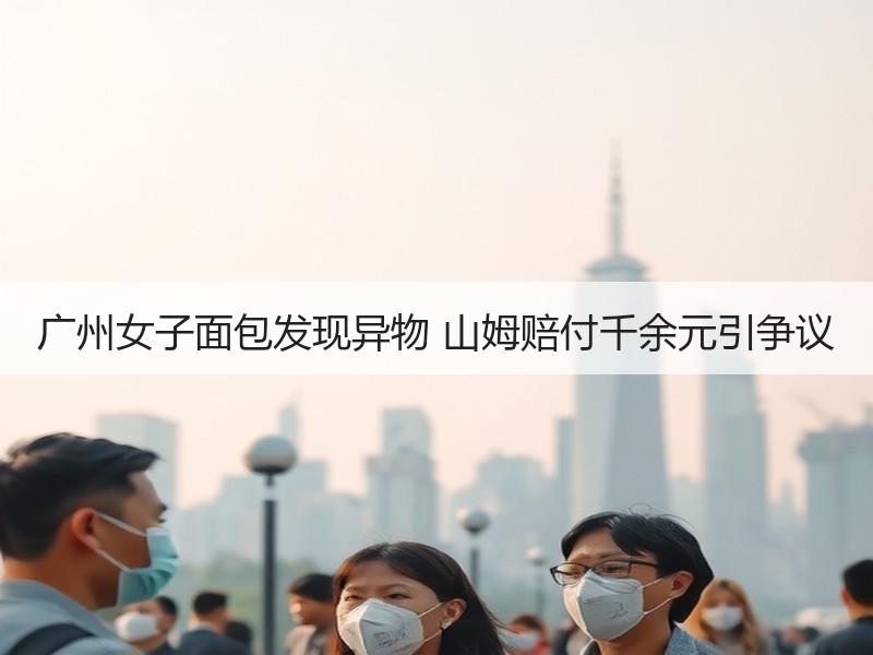广州女子面包发现异物 山姆赔付千余元引争议