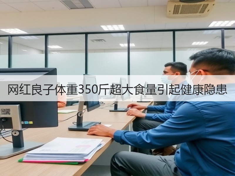 网红良子体重350斤超大食量引起健康隐患