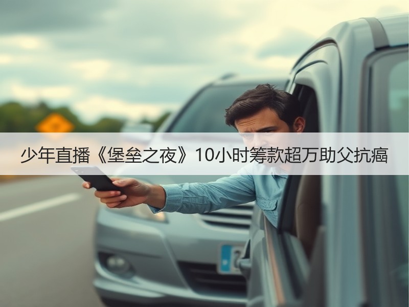 少年直播《堡垒之夜》10小时筹款超万助父抗癌