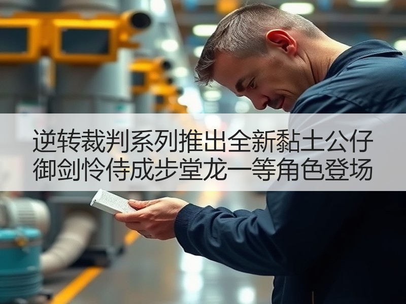 逆转裁判系列推出全新黏土公仔 御剑怜侍成步堂龙一等角色登场