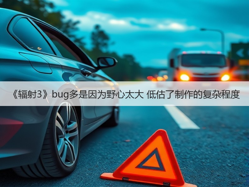《辐射3》bug多是因为野心太大 低估了制作的复杂程度