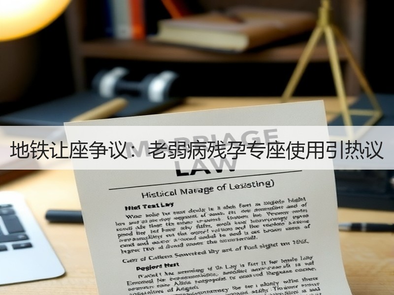 地铁让座争议：老弱病残孕专座使用引热议