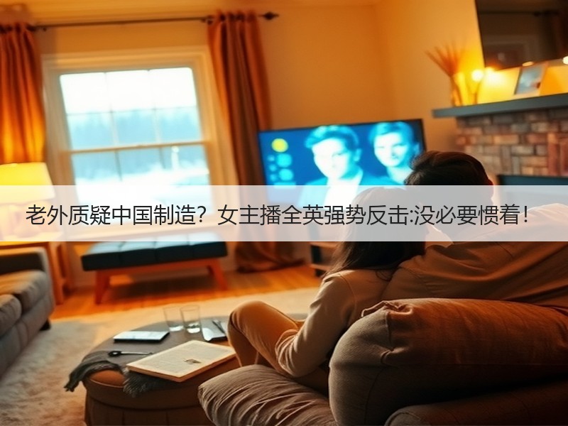 老外质疑中国制造？女主播全英强势反击:没必要惯着！