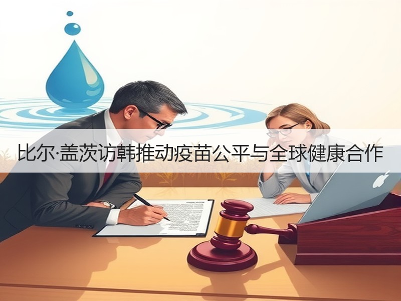 比尔·盖茨访韩推动疫苗公平与全球健康合作