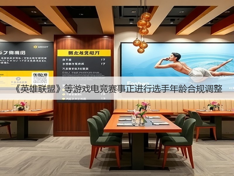 《英雄联盟》等游戏电竞赛事正进行选手年龄合规调整