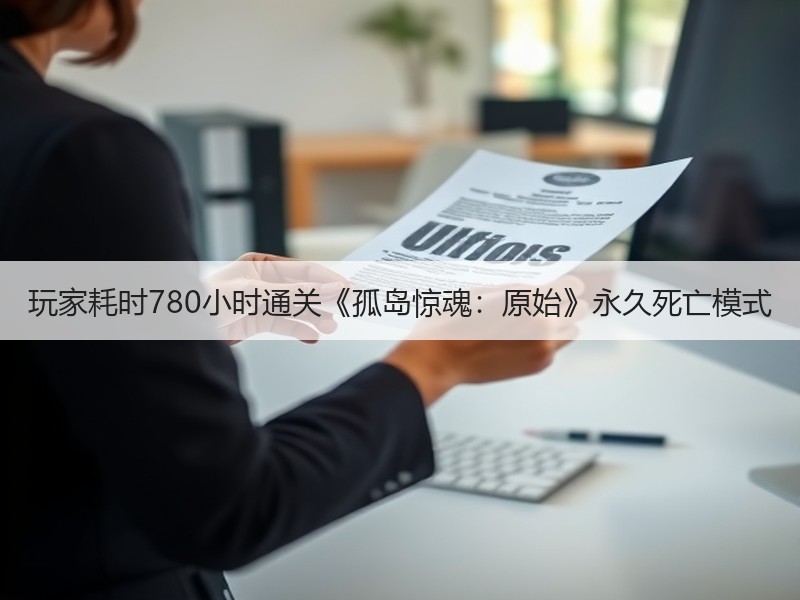 玩家耗时780小时通关《孤岛惊魂：原始》永久死亡模式