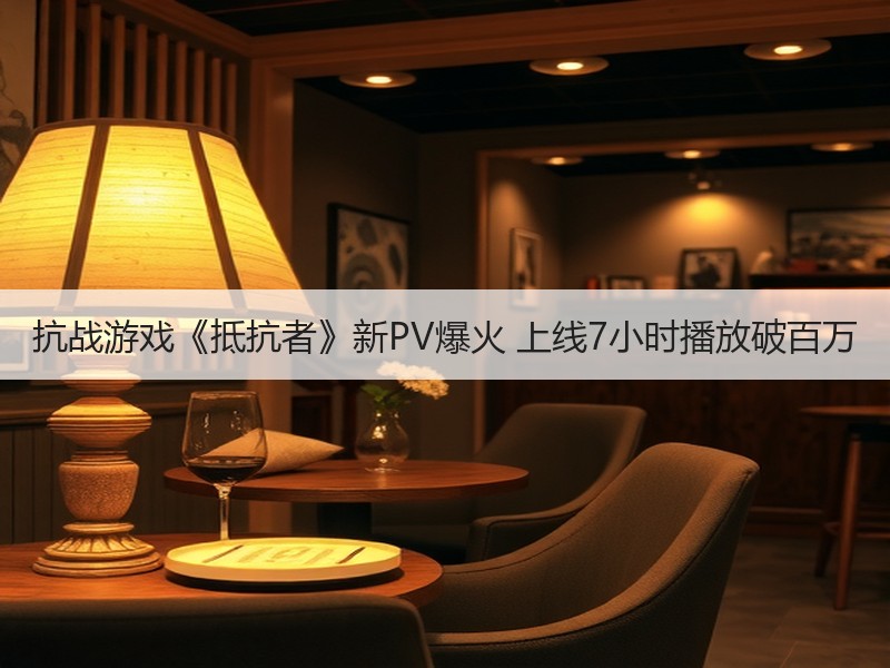 抗战游戏《抵抗者》新PV爆火 上线7小时播放破百万