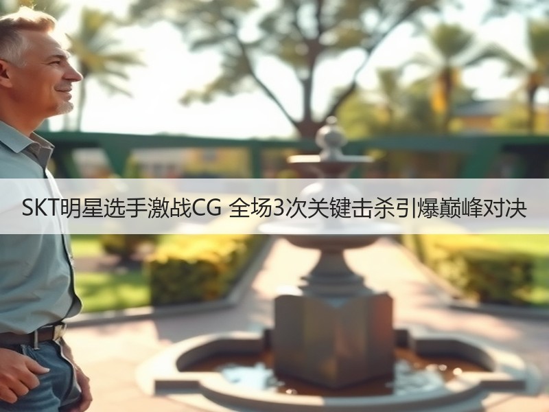 SKT明星选手激战CG 全场3次关键击杀引爆巅峰对决
