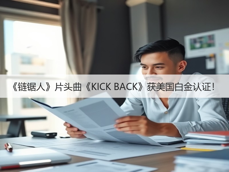 《链锯人》片头曲《KICK BACK》获美国白金认证！