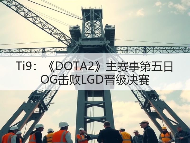 Ti9：《DOTA2》主赛事第五日 OG击败LGD晋级决赛