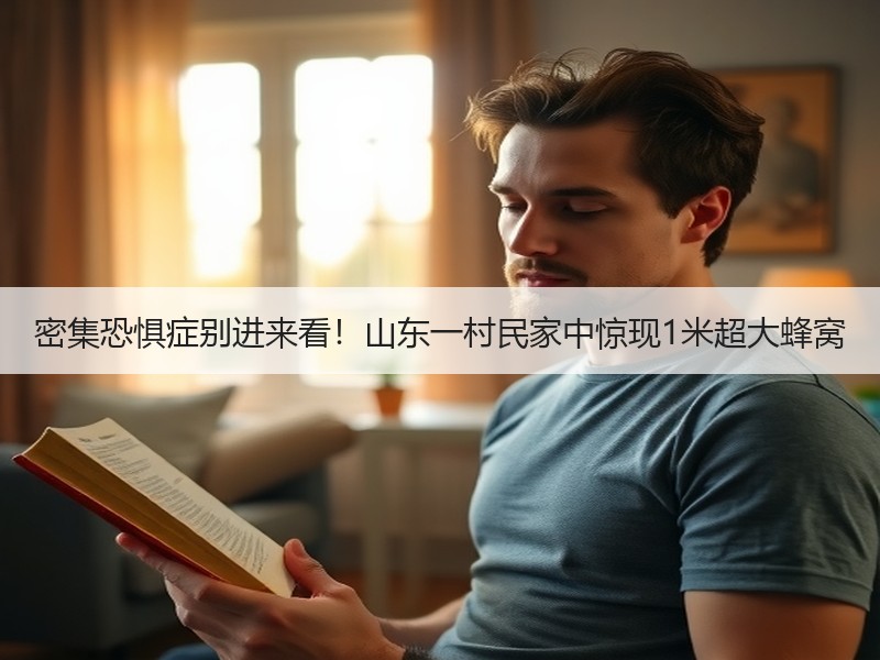 密集恐惧症别进来看！山东一村民家中惊现1米超大蜂窝