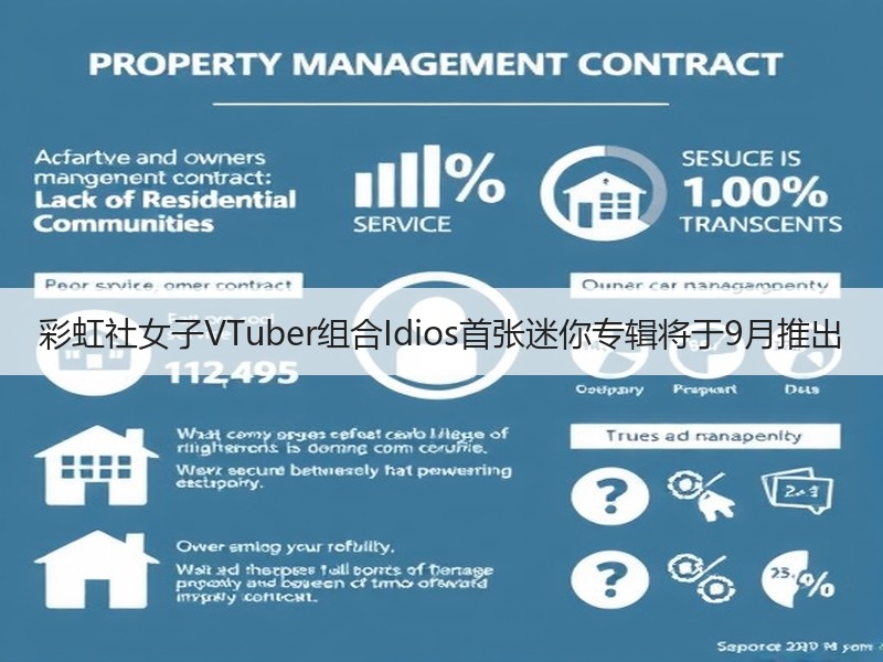 彩虹社女子VTuber组合Idios首张迷你专辑将于9月推出