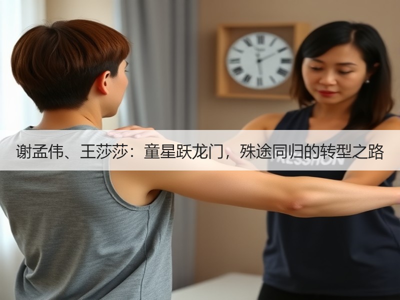 谢孟伟、王莎莎：童星跃龙门，殊途同归的转型之路