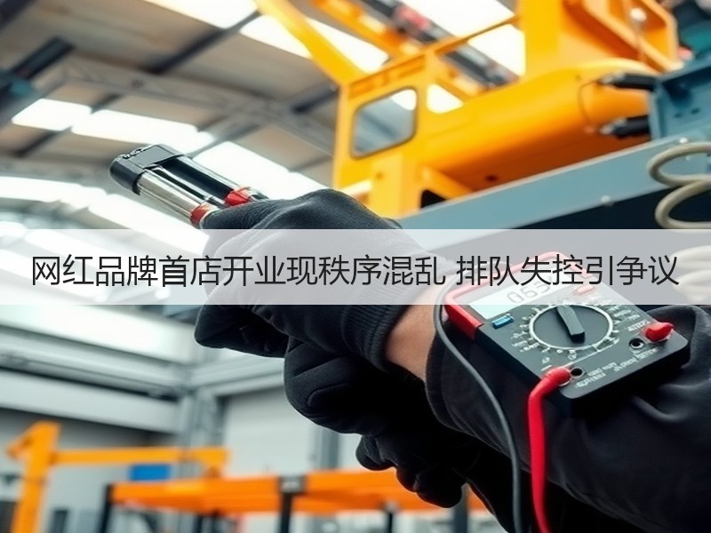 网红品牌首店开业现秩序混乱 排队失控引争议