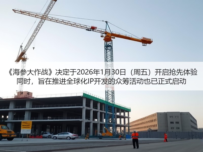 《海参大作战》决定于2026年1月30日（周五）开启抢先体验 同时，旨在推进全球化IP开发的众筹活动也已正式启动