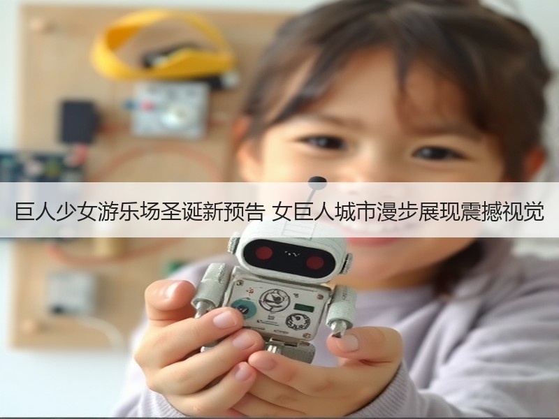 巨人少女游乐场圣诞新预告 女巨人城市漫步展现震撼视觉