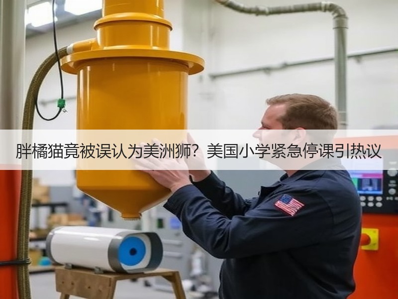 胖橘猫竟被误认为美洲狮？美国小学紧急停课引热议