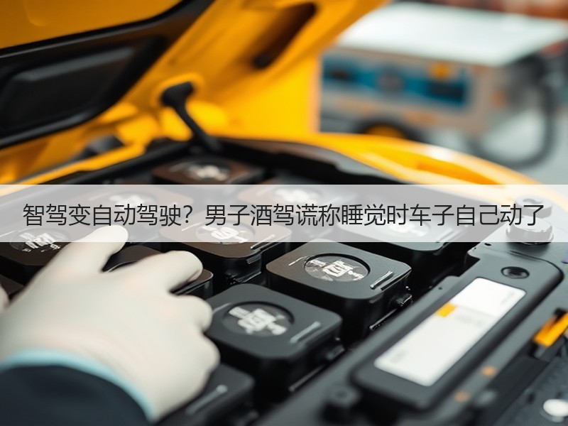智驾变自动驾驶？男子酒驾谎称睡觉时车子自己动了