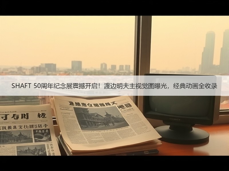 SHAFT 50周年纪念展震撼开启！渡边明夫主视觉图曝光，经典动画全收录