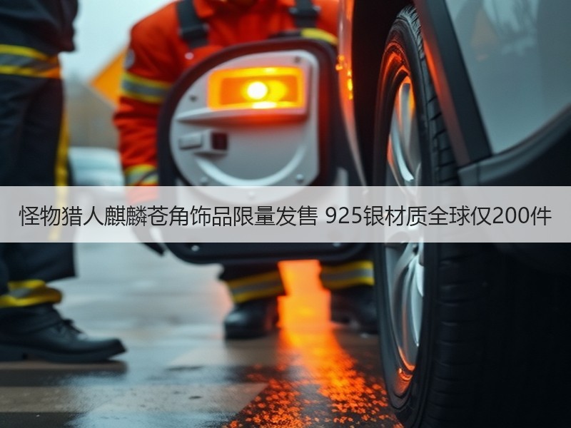 怪物猎人麒麟苍角饰品限量发售 925银材质全球仅200件