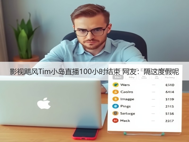 影视飓风Tim小岛直播100小时结束 网友：隔这度假呢