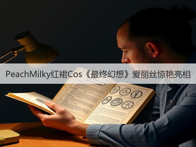 PeachMilky红裙Cos《最终幻想》爱丽丝惊艳亮相