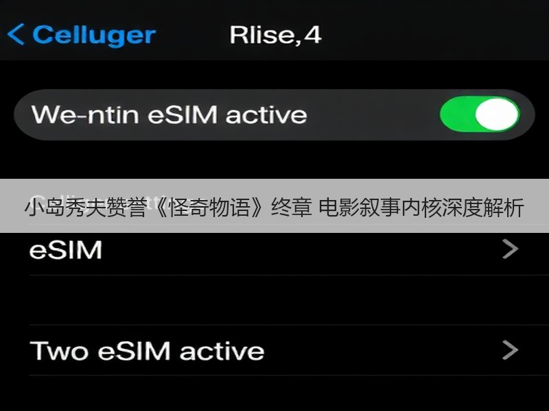 小岛秀夫赞誉《怪奇物语》终章 电影叙事内核深度解析
