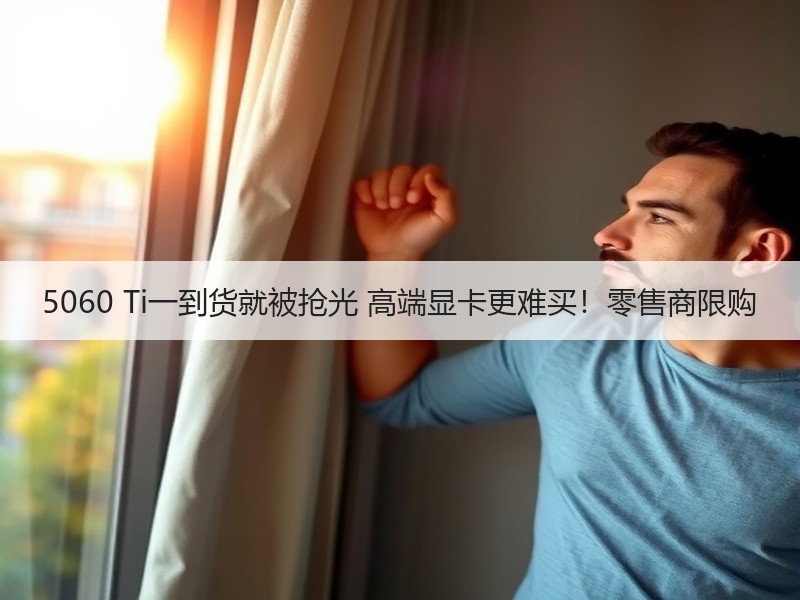 5060 Ti一到货就被抢光 高端显卡更难买！零售商限购