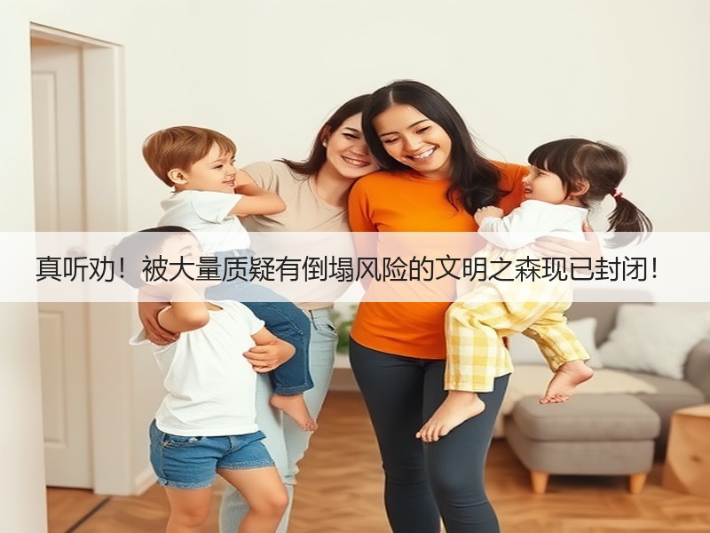 真听劝！被大量质疑有倒塌风险的文明之森现已封闭！