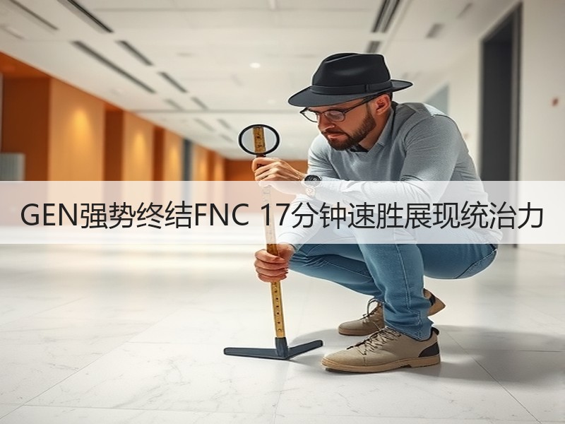 GEN强势终结FNC 17分钟速胜展现统治力