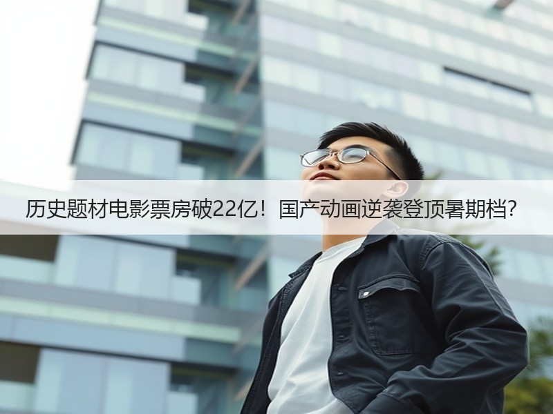 历史题材电影票房破22亿！国产动画逆袭登顶暑期档？