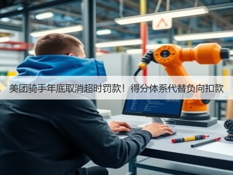 美团骑手年底取消超时罚款！得分体系代替负向扣款