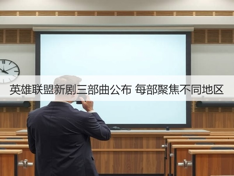 英雄联盟新剧三部曲公布 每部聚焦不同地区