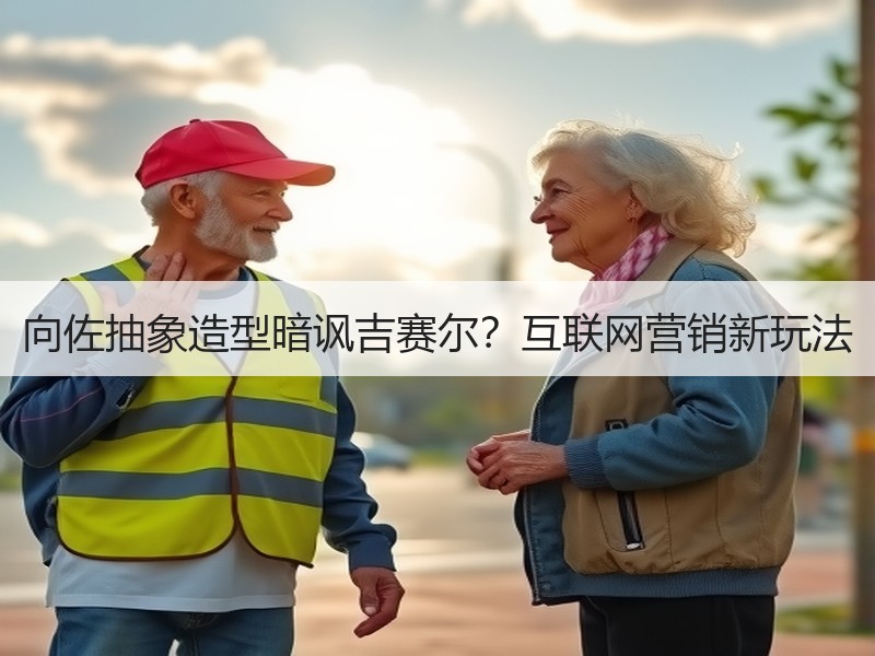 向佐抽象造型暗讽吉赛尔？互联网营销新玩法
