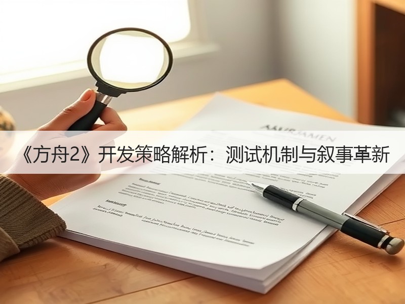 《方舟2》开发策略解析：测试机制与叙事革新