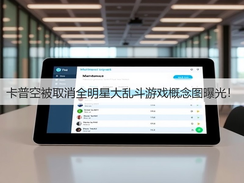 卡普空被取消全明星大乱斗游戏概念图曝光！