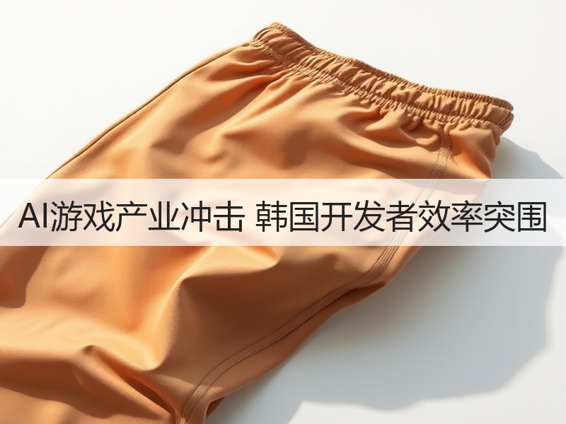 AI游戏产业冲击 韩国开发者效率突围