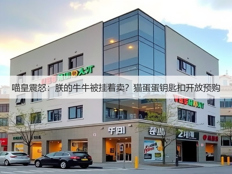 喵皇震怒：朕的牛牛被挂着卖？猫蛋蛋钥匙扣开放预购