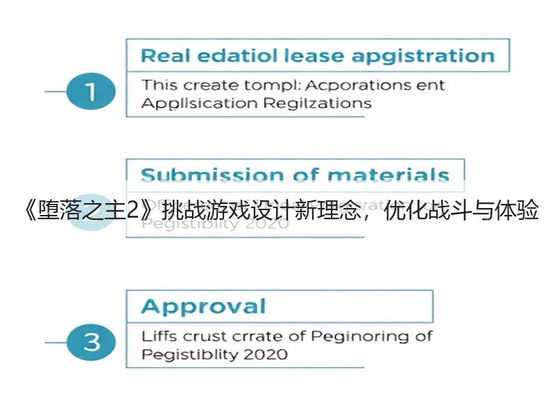 《堕落之主2》挑战游戏设计新理念，优化战斗与体验