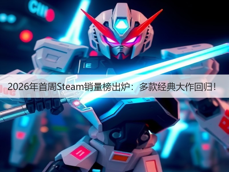 2026年首周Steam销量榜出炉：多款经典大作回归！
