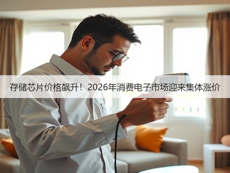 存储芯片价格飙升！2026年消费电子市场迎来集体涨价