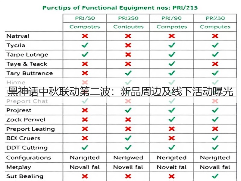 黑神话中秋联动第二波：新品周边及线下活动曝光